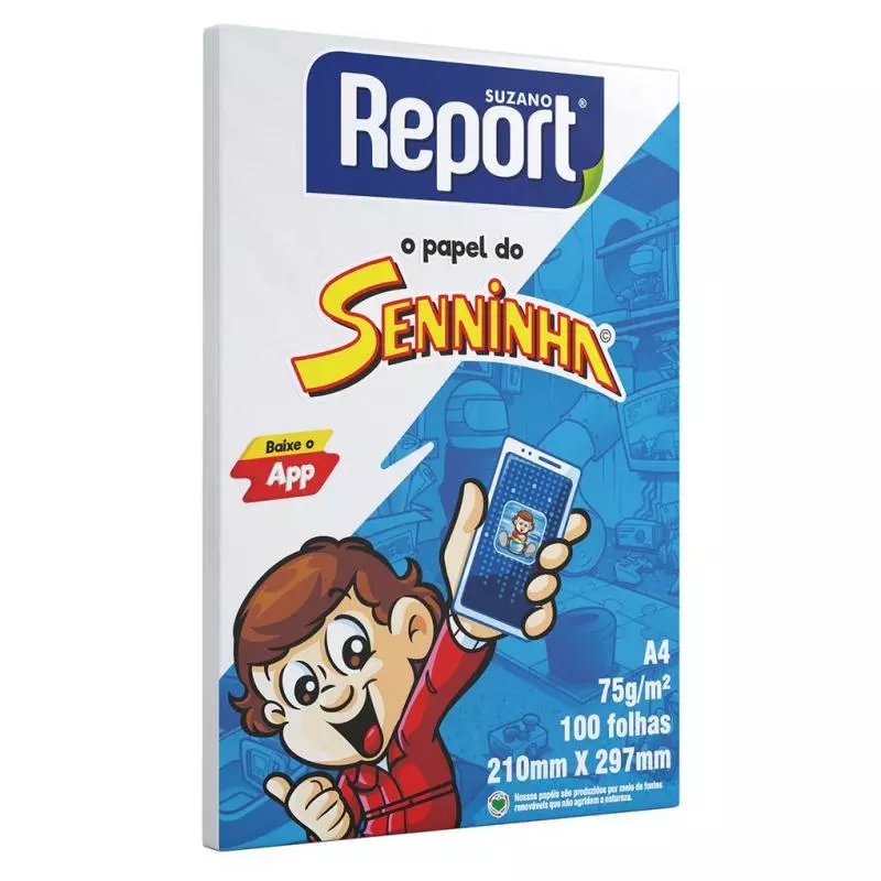 Papel Sulfite Report 100 fls