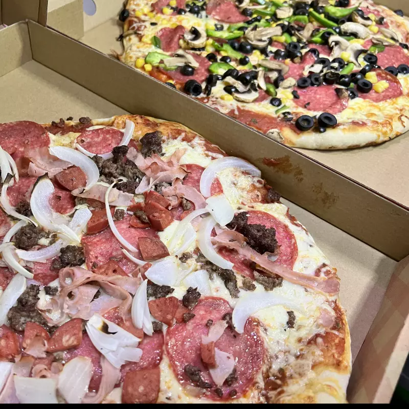 Arma tus pizzas 2 familiares