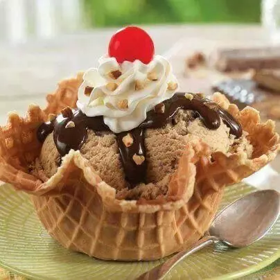 Helado de chocolate