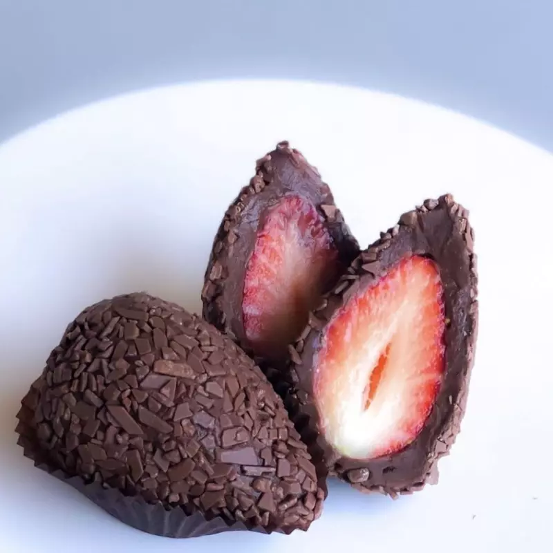 Coxinha de chocolate nobre