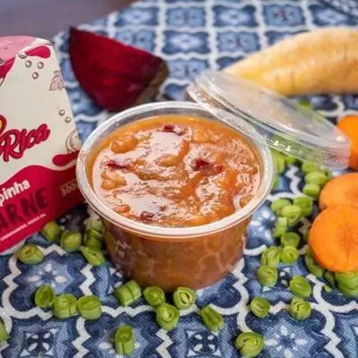 COM SAL Sopa Carne c/ macarrão