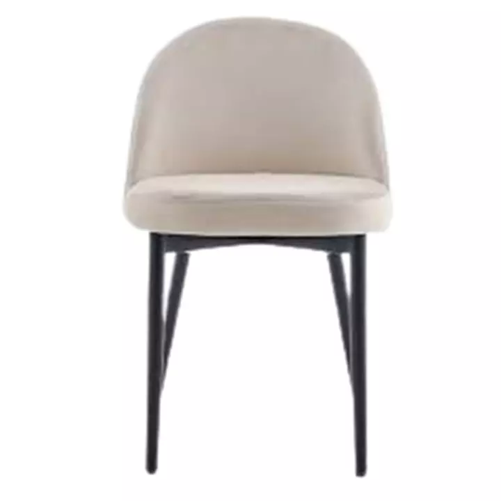 Silla Tapizada Sybil base negra BE