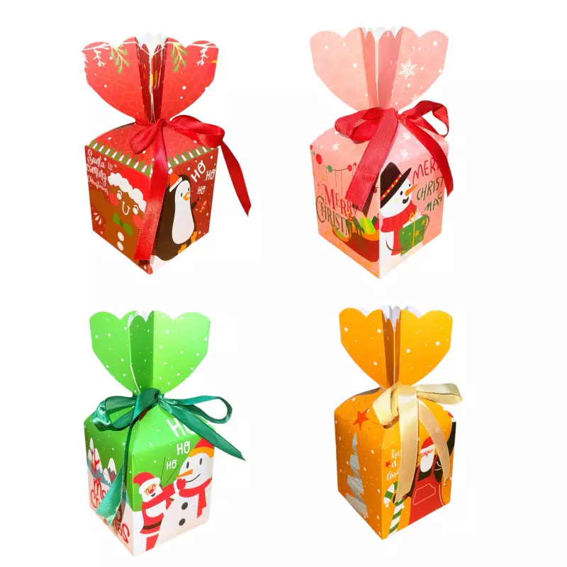 12 Caja Navidad Moño (Incluye Cinta)