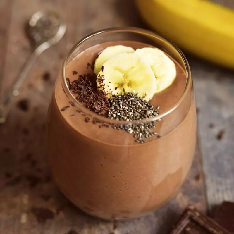 Mikshake Banana e Pasta de Amendoim