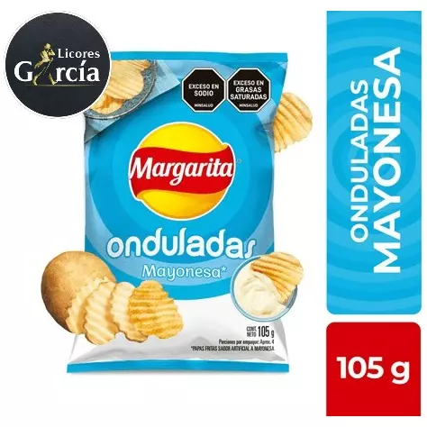 Margarita Onduladas De Mayonesa 105g
