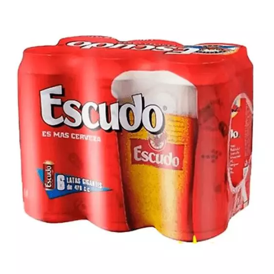 ESCUDO ROJA 470ML PACK 6UN