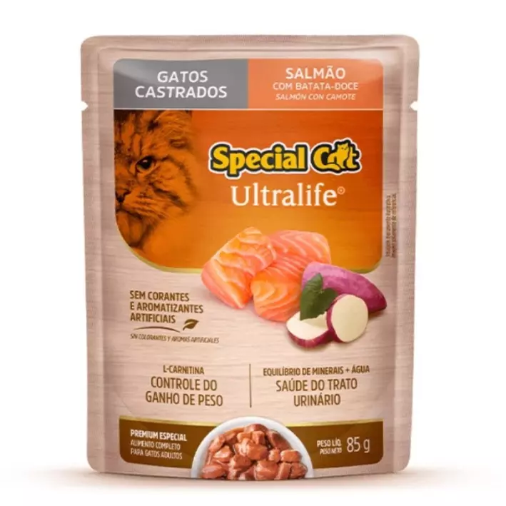 Special Cat S. Castrados Salmão 85g