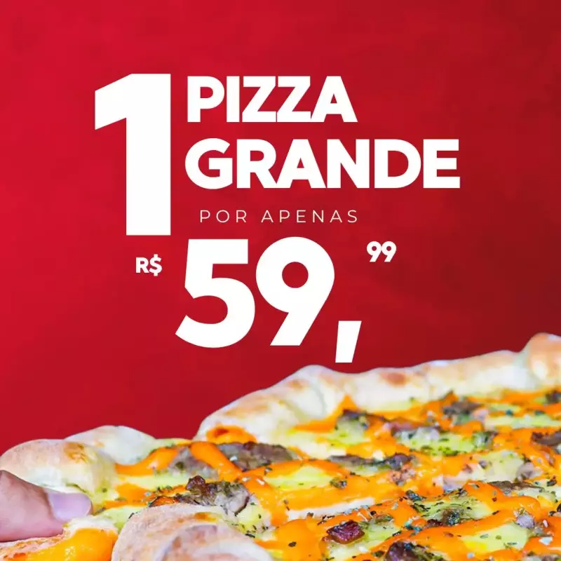 Promoção pizza grando