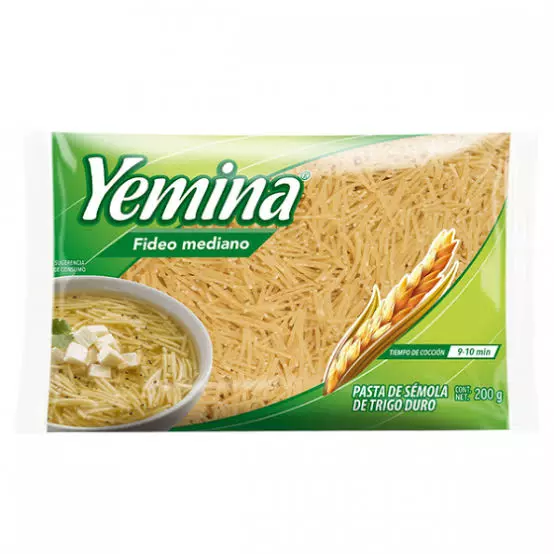 Fideo Mediano Yemina 200g