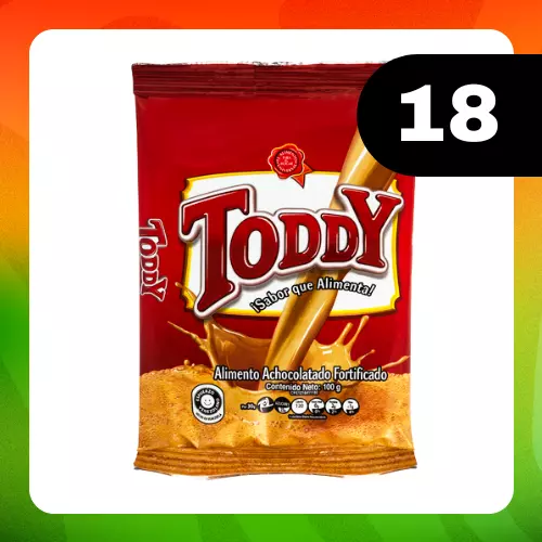 Media Bulto Toddy Bolsa 100g