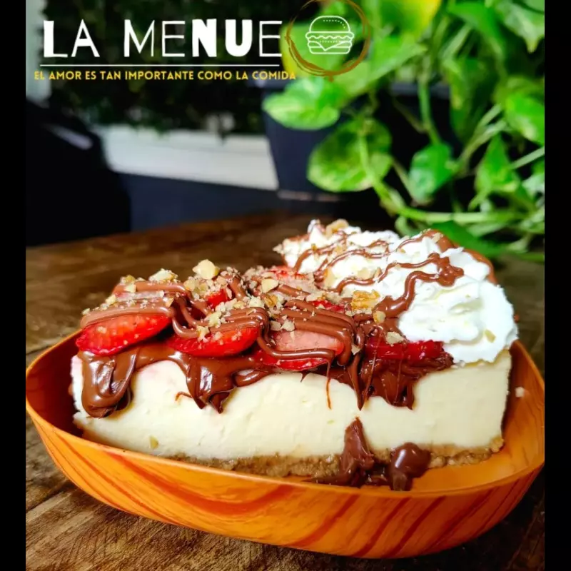 CHEESCAKE DE FRESA CON NUTELLA