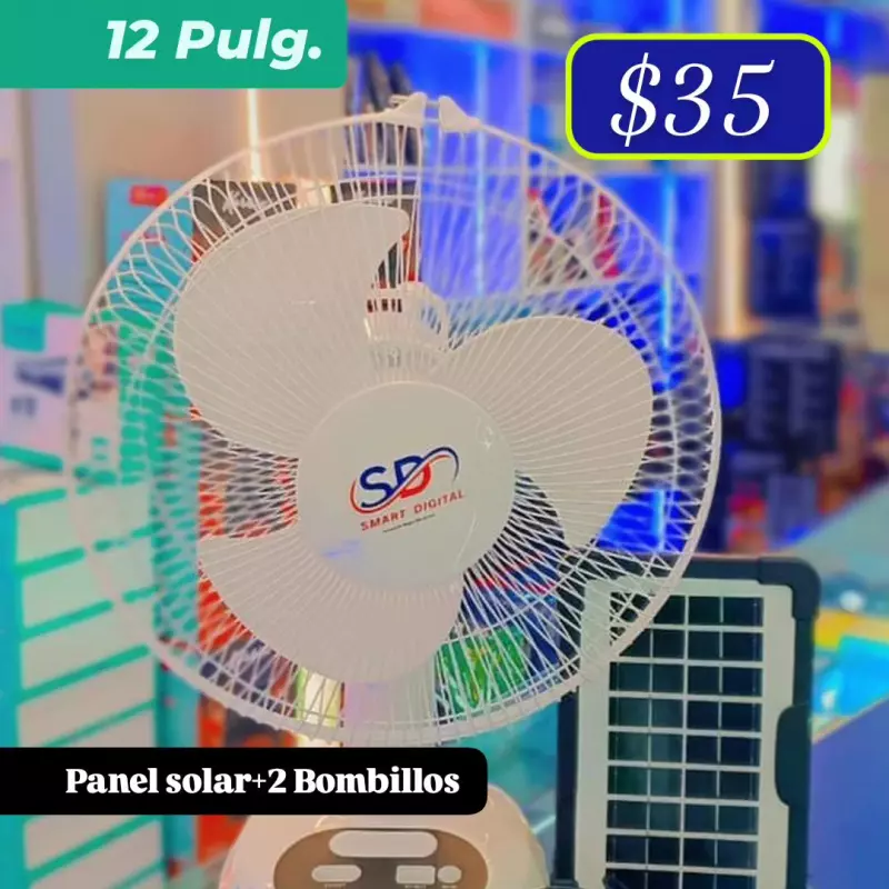 Ventiladores recargable. 12