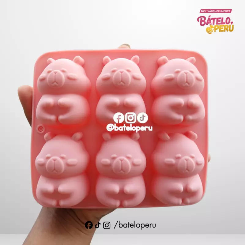 SILIC. CAPIBARA GORDITO X6