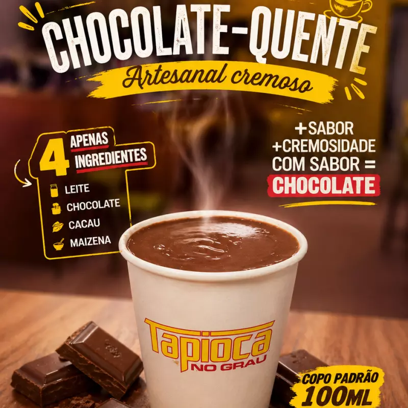 Chocolate-Quente Cremoso 100ml