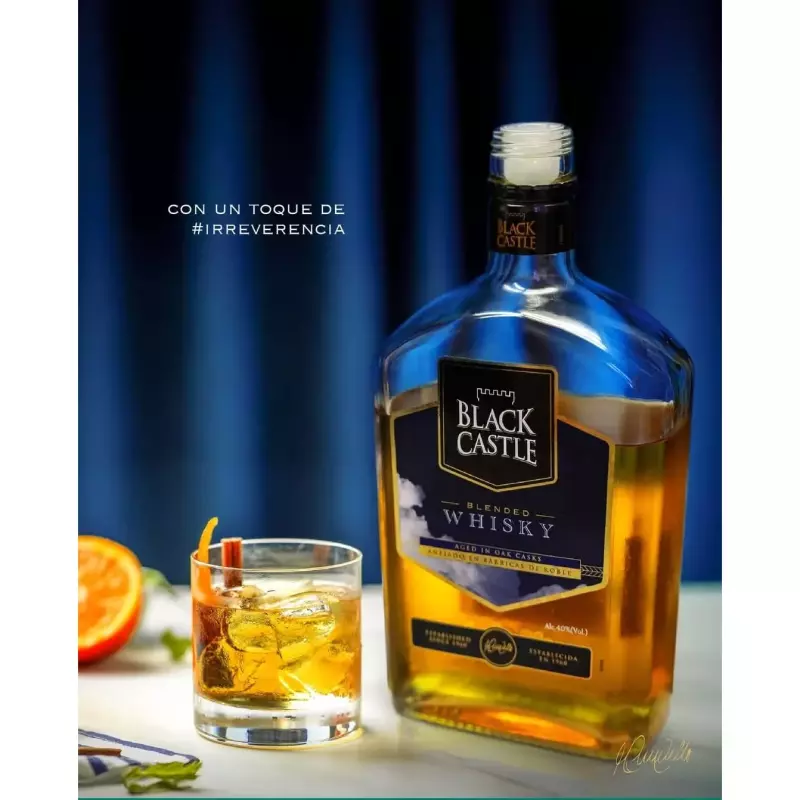 WHISKY BLACK CASTLE AZUL 750ML