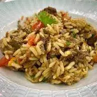 Arroz Cremoso com Tiras de carne
