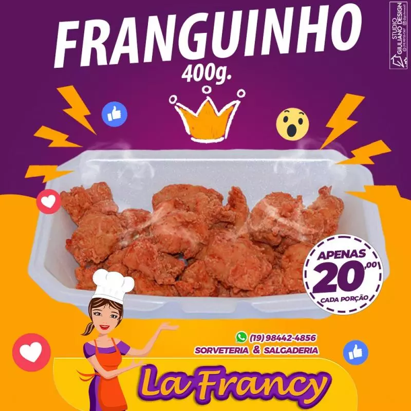 Porção de Franguinho Frito