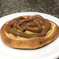 Banana com chocolate