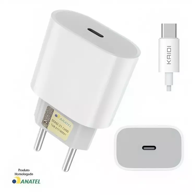CARREGADOR KAIDI TIPO-C KD-669CC
