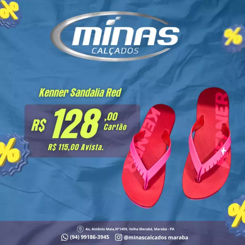 Kenner Sandalia Red RF:DNN