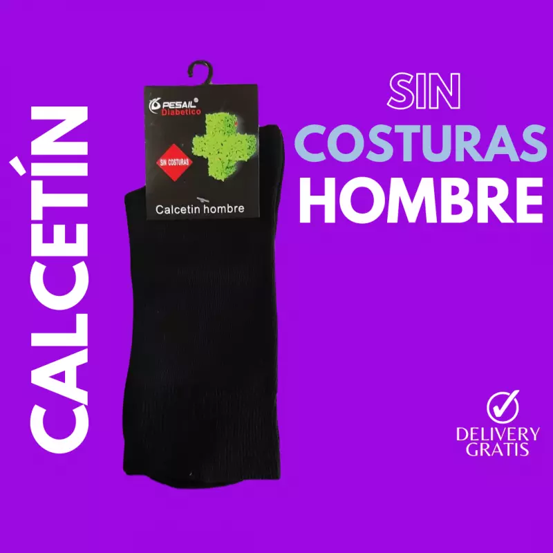 CALCETIN ALGODÓN LISO HOMBRE