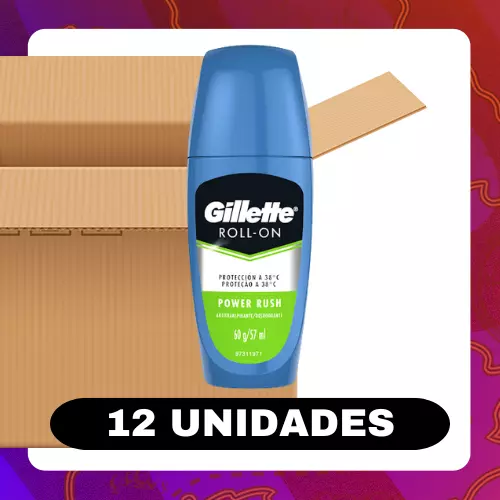 Bulto Gillete Power Rush 57ml