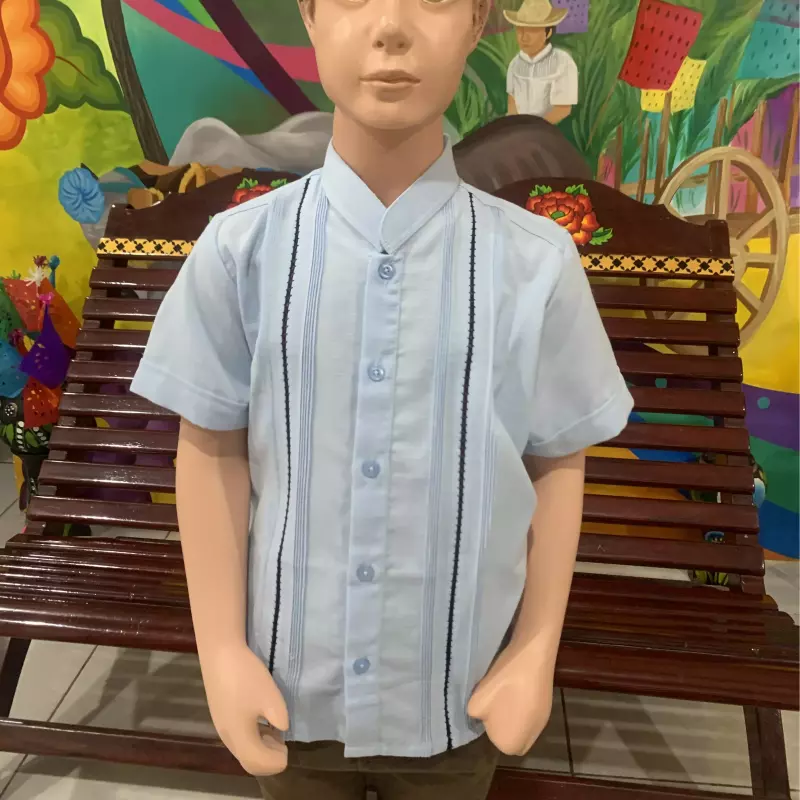 Filipina Calada azul celeste