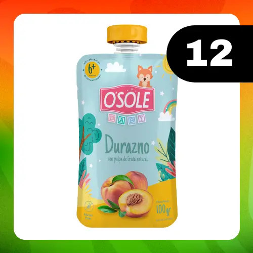 Medio Bulto Osole Durazno 100g