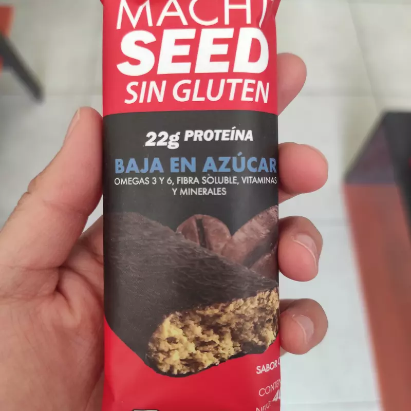 Barrita de proteína sabor café