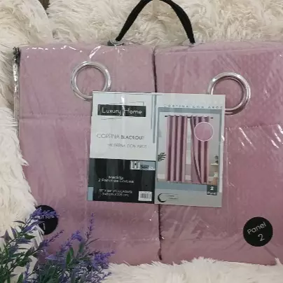 Cortina Blackout Rosa Viejo