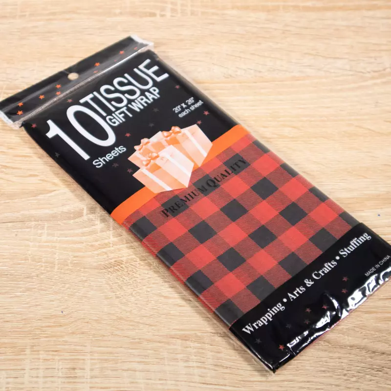 Papel de Seda de Cuadros