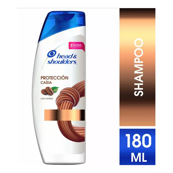 shampoo head y shoulders caida 180ml