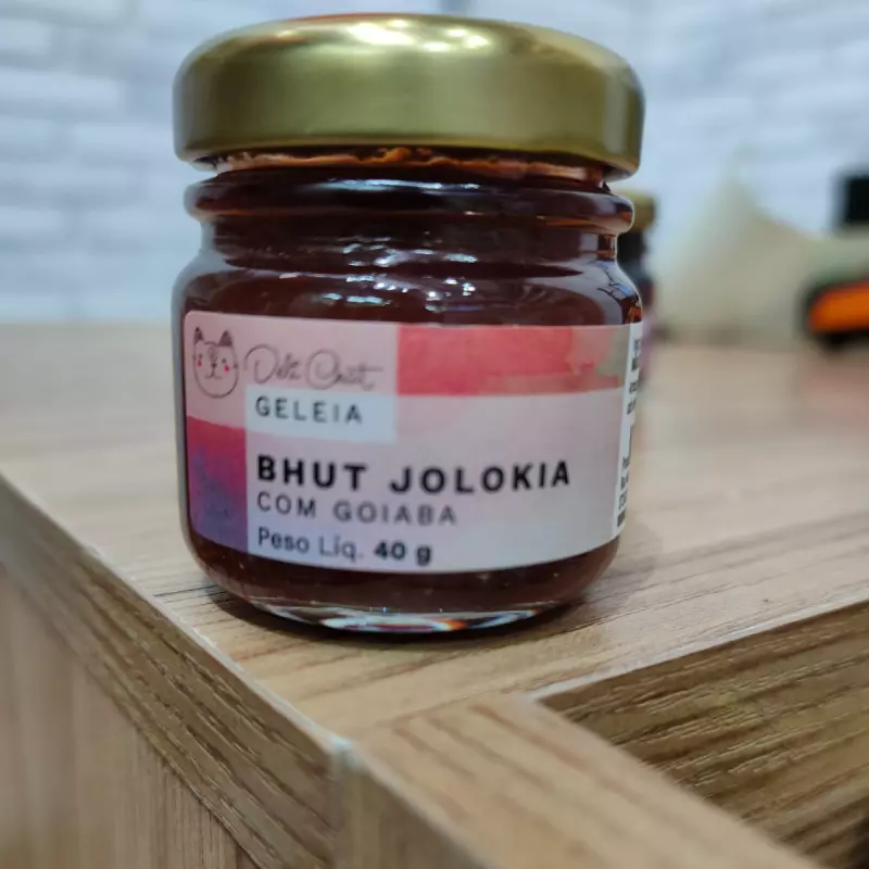 Geleia Bhut Jolokia com Goiaba