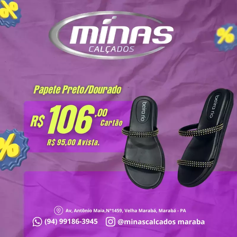 Papete Preto/Dourado RF:8488105