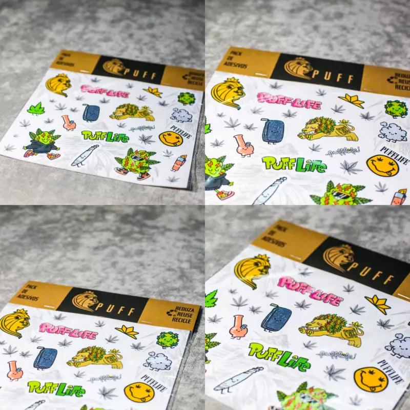 Puff Pack de Adesivos 2.0