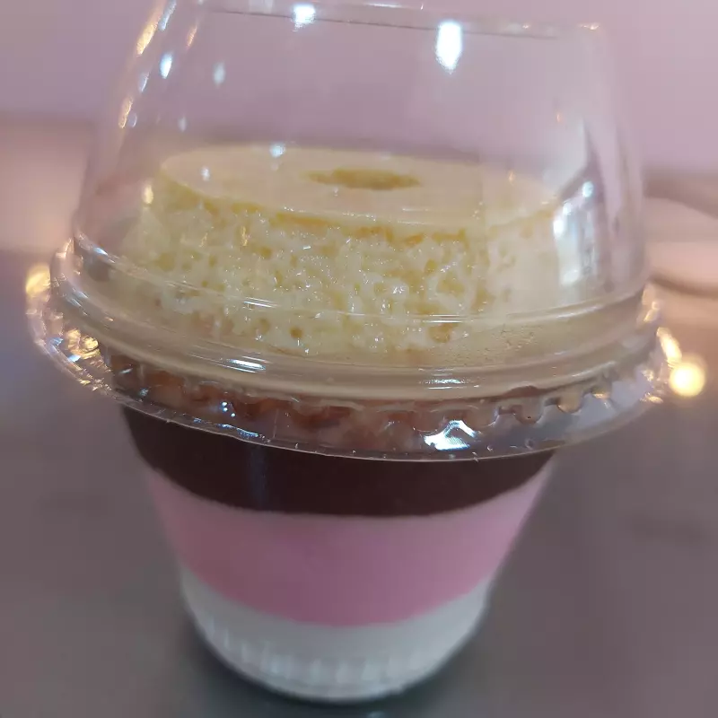 Copudim Mousse morango