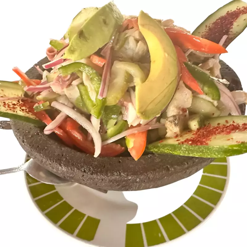 MOLCAJETE DE MARISCOS