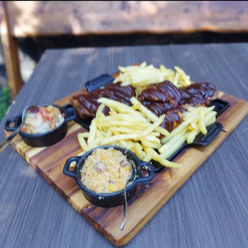 Costelinha Porco Barbecue C\ Batata