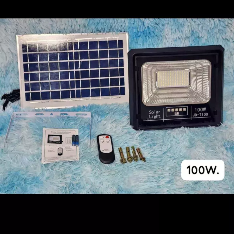 🌟FOCO LED 100W. + PANEL SOLAR🌟