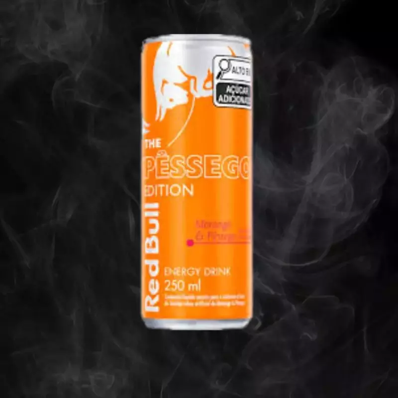 Red Bull Morango e Pêssego