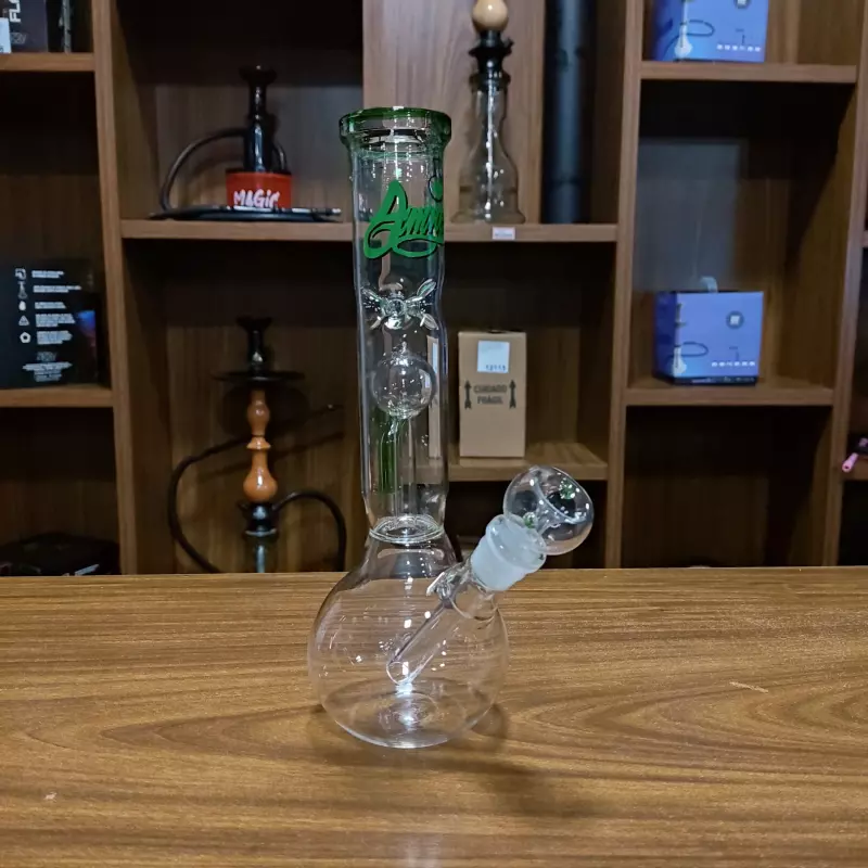 Ice Bong de Vidro Amnesia Percolator