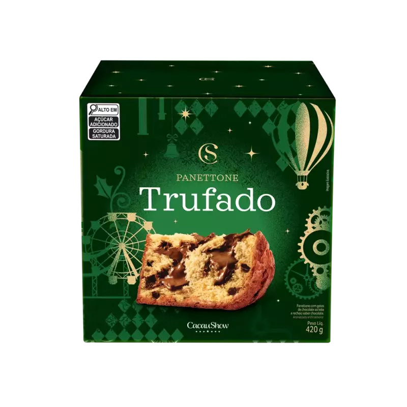 Panetone de Chocolate ao Leite 420g