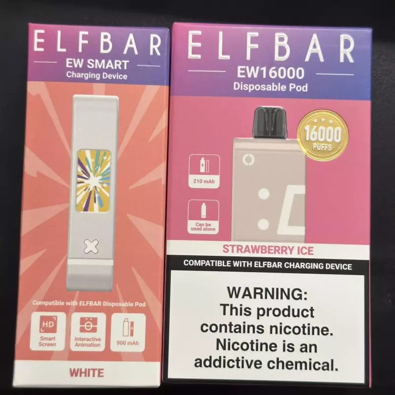 Kit Refil Elfbar EW16K+ Bateria