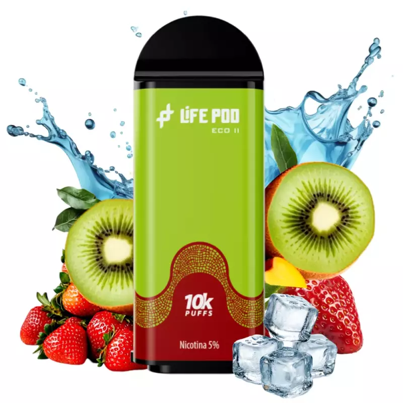 Refil Life Pod 10k Kiwi Berry