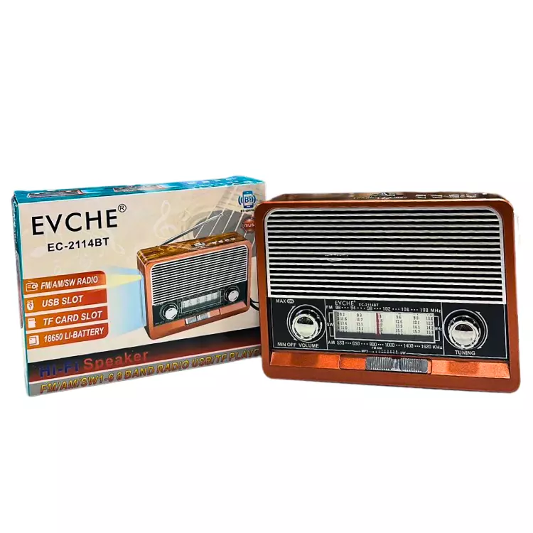 RADIO EVCHE AM/FM EC-2114BT