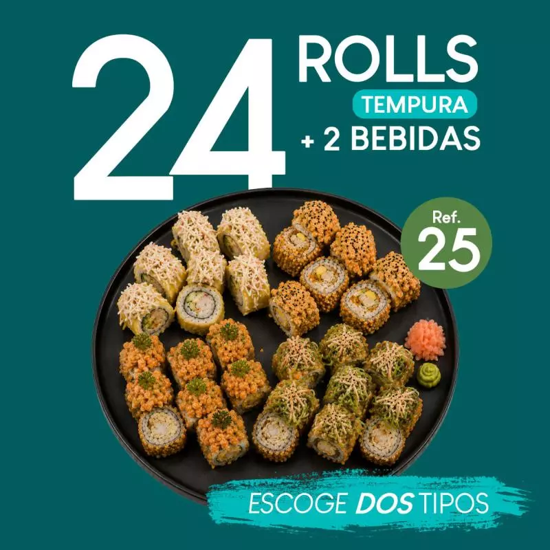 Promo Sushi Tempura - 24 Rolls
