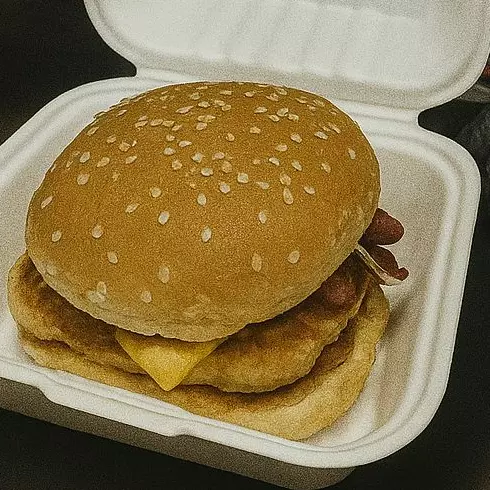 Hamburguesa Doble de Pollo