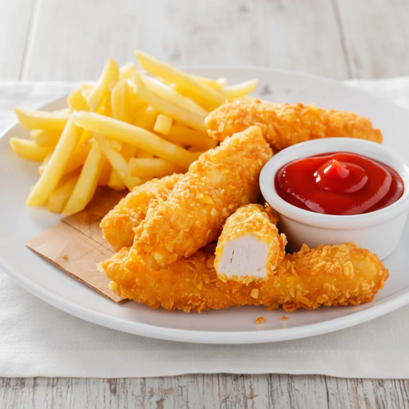 POLLO CRISPI + PAPAS FRITAS