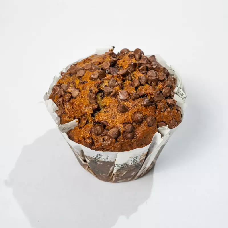 Muffin de plátano y chocochips