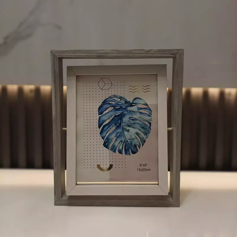 PORTARRETRATO DOBLE CARA MADERA